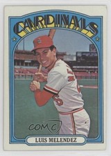 1972 Topps Luis Melendez #606 0u2j