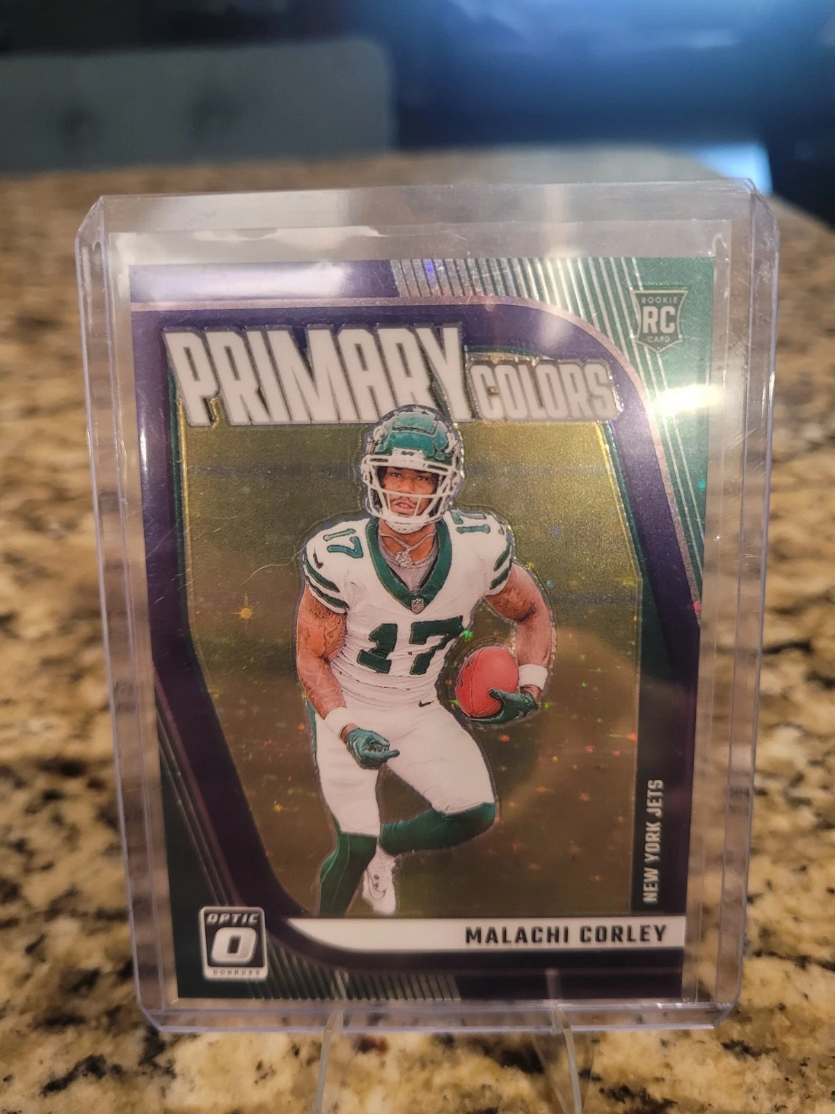 Malachi Corley Panini Donruss Optic Rookie Primary Colors #9 Purple Star
