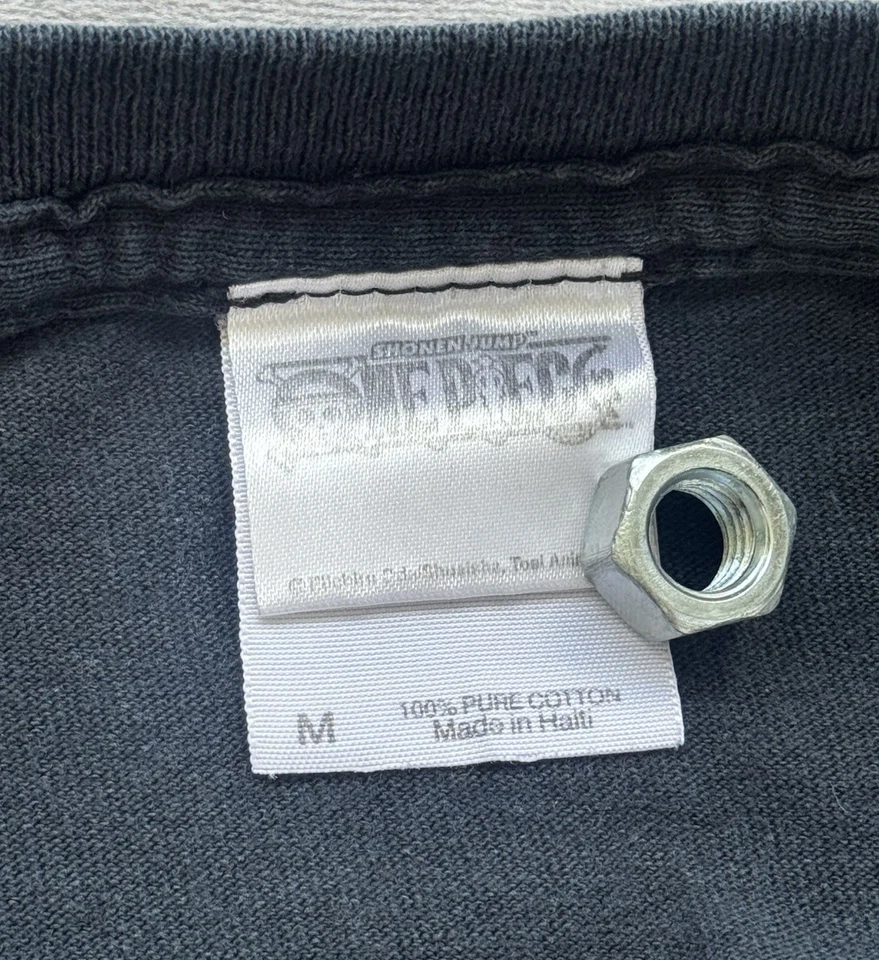 Винтажная цельная мужская футболка Luffy Broccoli Gear средний размер - Изображение 4 из 4