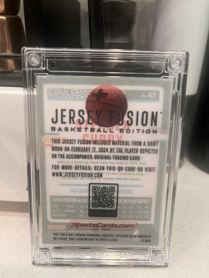 CAMISA DE TIRO STEPHEN CURRY "ICON EDITION" USADA EN JUEGOS 22/25 Jersey Fusion Foto 2 de 3