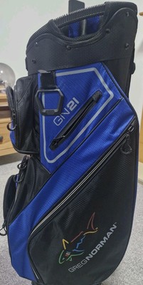 Greg Norman Golf Cart Bag..KANN PERSONALISIERT WERDEN! siehe Beschreibung oder leer gelassen..