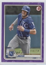 2020 Bowman Purple 159/250 Hunter Dozier #91 uk2