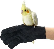 Bird Training Anti-Bite Gloves, Level 5 Protection, Parrot Chewing 2 Pairs 