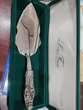 GODINGER  Santa Silver Plate  Pie  Server