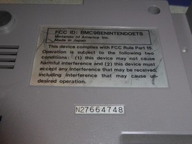 NINTENDO NES CONTROL DECK HOME CONSOLE GREY SYSTEM NES-001 ENTERTAINMENT SET