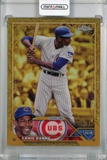 2023 Topps Gilded Collection Chicago Cubs Ernie Banks Base 47 21/99