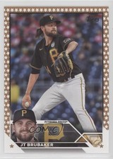 2023 Topps Complete Set Fanatics Exclusive Gold Star JT Brubaker #75 e9p