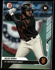 Topps2021  BOWMAN NEXT Card BA-33 Heliot Ramos - PR: 750