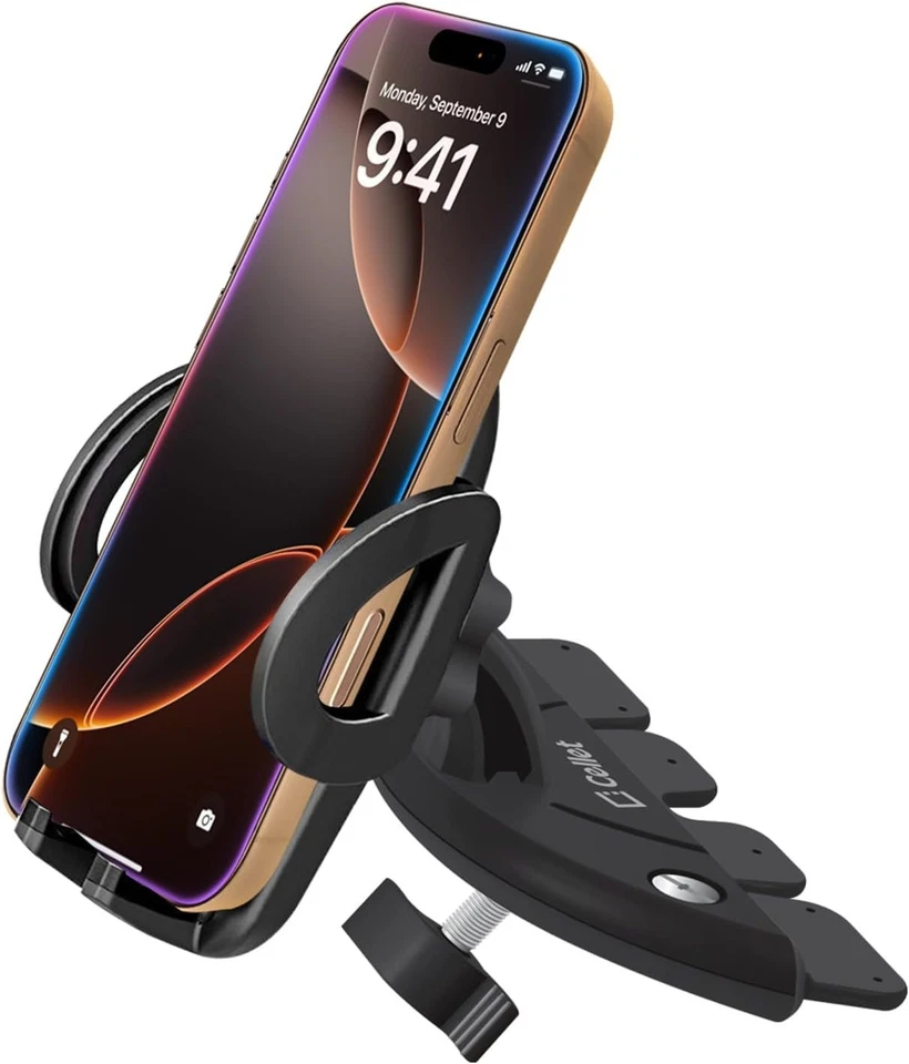 Innovative CD Slot Holder for Smartphones – 360° Rotation & Rubberized Stability - Image 3 of 4