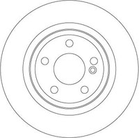 Bremsscheibe DB T. W246/W176 220CDI A/B-KLASSE 12-
