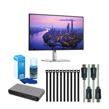 Dell UltraSharp U2725QE 27-Inch 4K UHD IPS Monitor Accessories Bundle Black 
