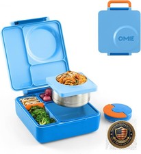 Insulated Bento Lunch Box for Kids 3 Compartments Leak Proof Food Jar