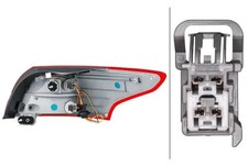 Heckleuchte links P21W 2SD 354 828-031 HELLA für FORD FOCUS III Stufenheck