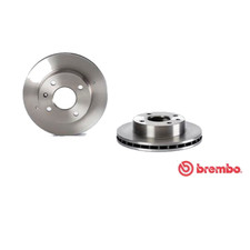 Paar Bremsscheiben Vorne Ford Escort - Orion - Sierra Brembo Für 1096104