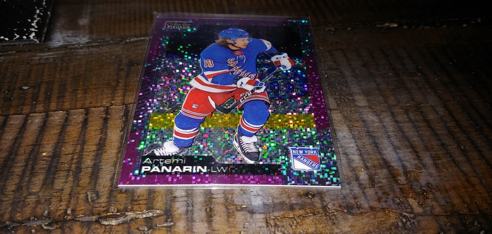 020: 20-21 O-Pee-Chee Platinum Violet Pixels Artemi Panarin /399 - Image 2 of 4