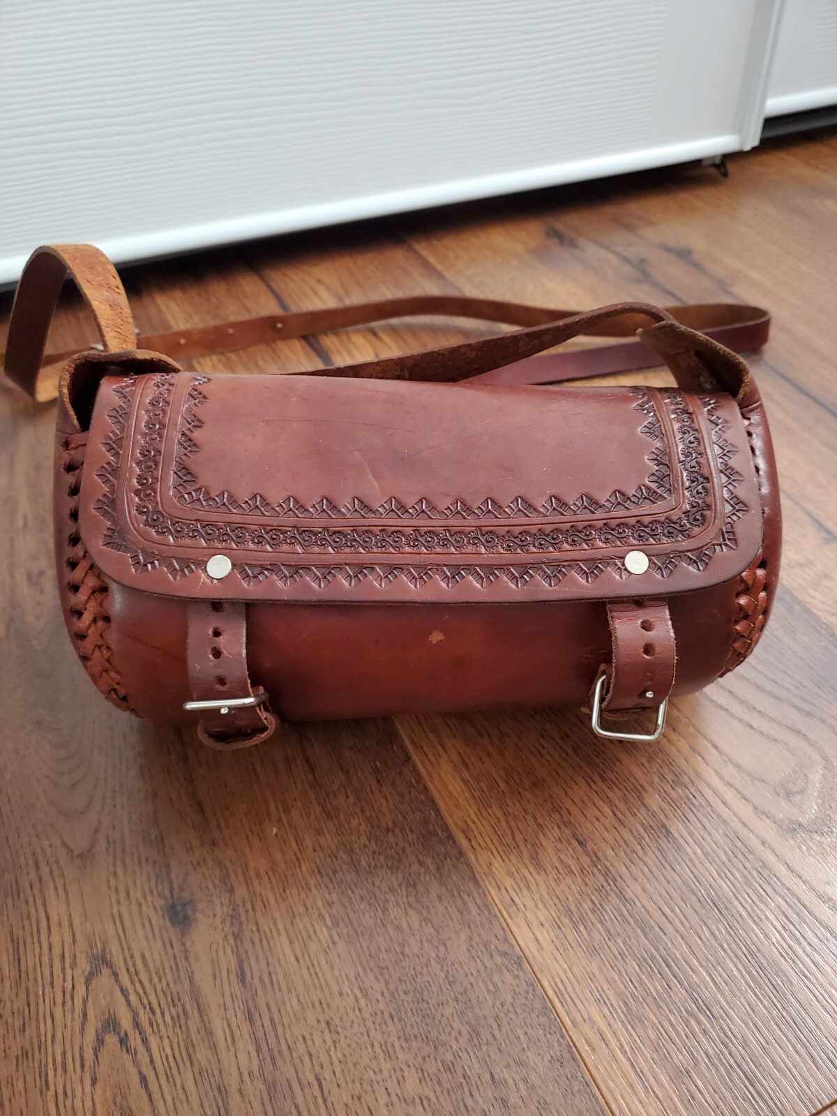 Brown Leather Saddle Bag Handmade Purse Crossbody Bag