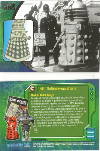 DOCTOR WHO DEFINITIVE SERIES 3 FOIL CARD F1 TO F14 CHOOSE STRICTLY INK - Picture 16 of 56