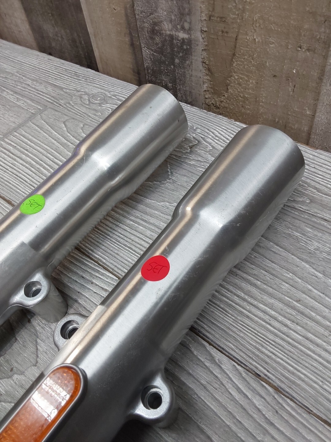 2007 Harley Davidson Softail Lower Leg Fork Tube Sliders Set 4591507