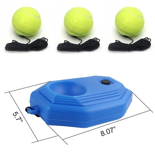 Tennistrainer Rebound Ball mit 3 Saitenbällen Solo Tennis Trainingsgerät - Bild 6 von 12