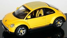 MEGA RARE VW BEETLE 1Y COUPE CONCEPT DUNE SAND YELLOW 1:43 AUTOART 59711