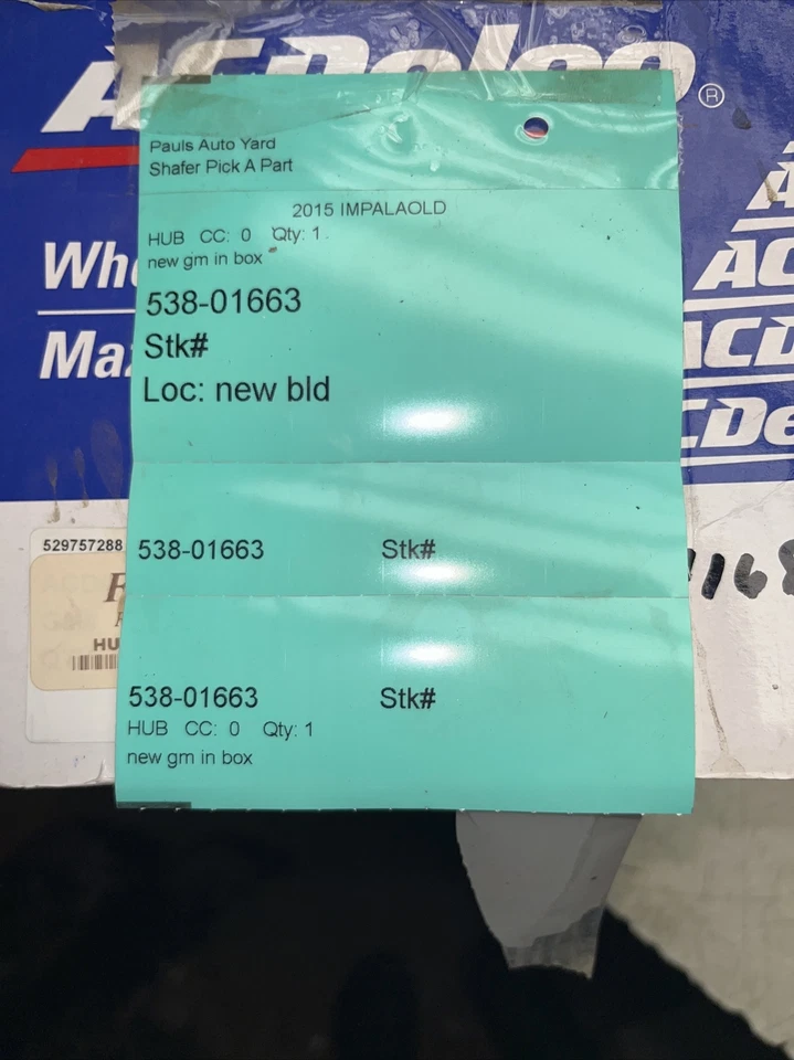 Buje y cojinete de rueda AC DELCO FW293 con 5 orejetas ABS PARA Chevy Pontiac Buick D635 Foto 4 de 4