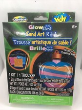 New Creative Kids Glow In The Dark Sand Art Kit Craft