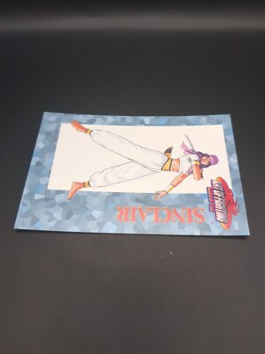 Sinclair #7 Art of Fighting KOF SNK Trading Card 1996 GAMEST TCG