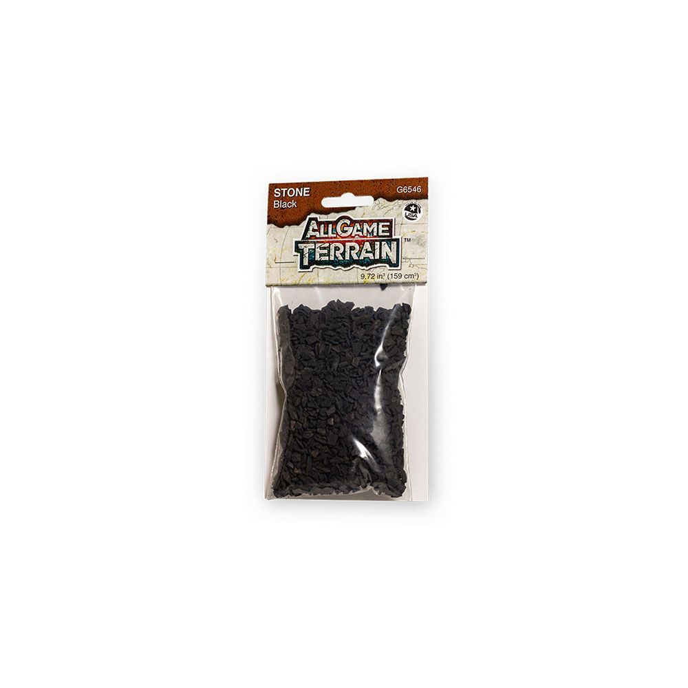 All Game Terrain G6546 Black Stone 9.72 in³ (159 cm³)