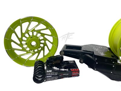 NINJA 360 FAT TIRE KIT NEON MAYHEM WHEELS STEALTH ARM 12-20