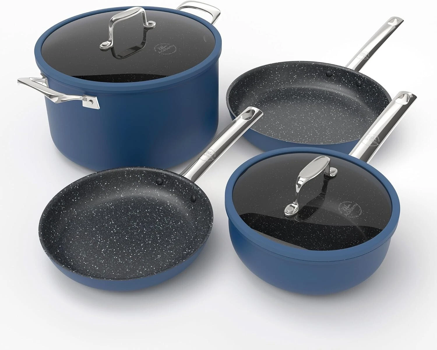 Pots and Pans Set Nonstick Titanium Induction Kitchen Cookware Set 6/3/2 Piece