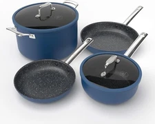 Pots and Pans Set Nonstick Titanium Induction Kitchen Cookware Set 6/3/2 Piece