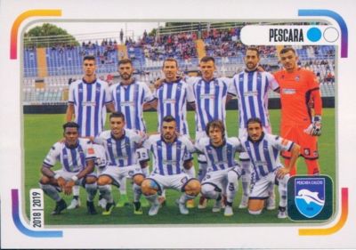PANINI FOOTBALLERS 2018/2019 - FIGURINE NO. 679 FISHING TEAM