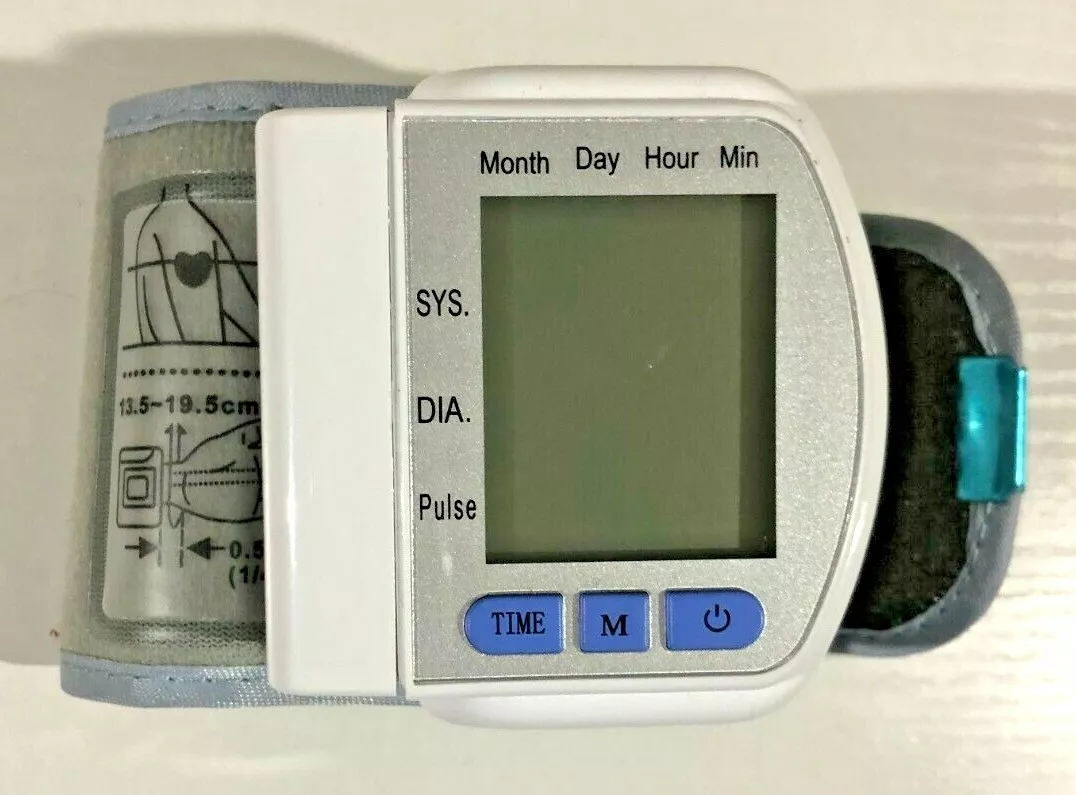 Electronic BLOOD PRESSURE Monitor Digital Wrist Band eBay