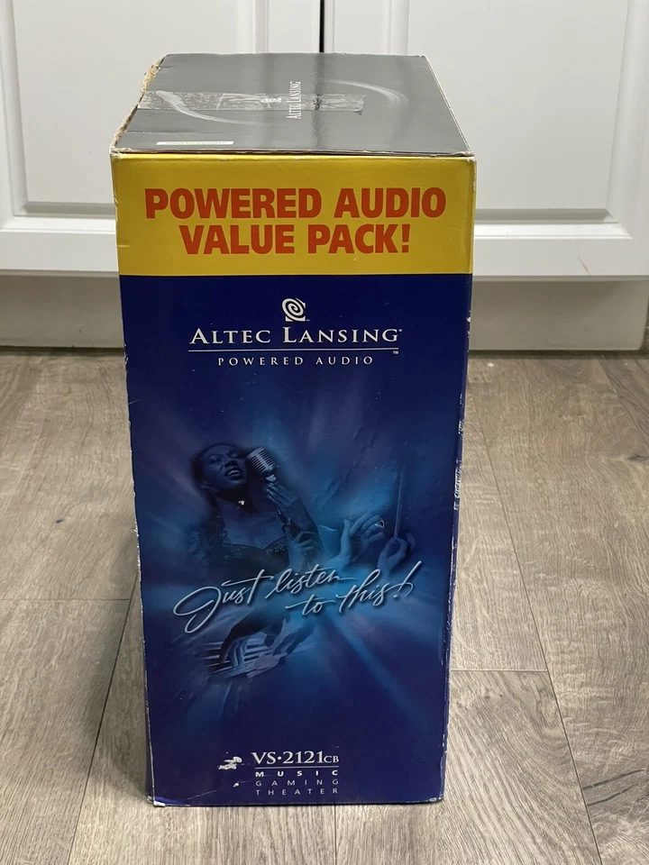Altec Lansing VS2121cb 2.1 Computer Speaker Surround Sound System NEW IN BOX NIB - Image 3 of 4
