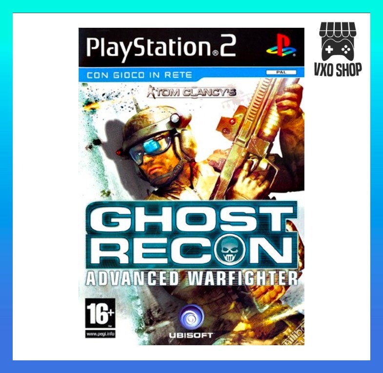 Ghost Recon Advanced Warfighter Jeu Vidéo PLAYSTATION 2 PS2 Avec Langue Italiana