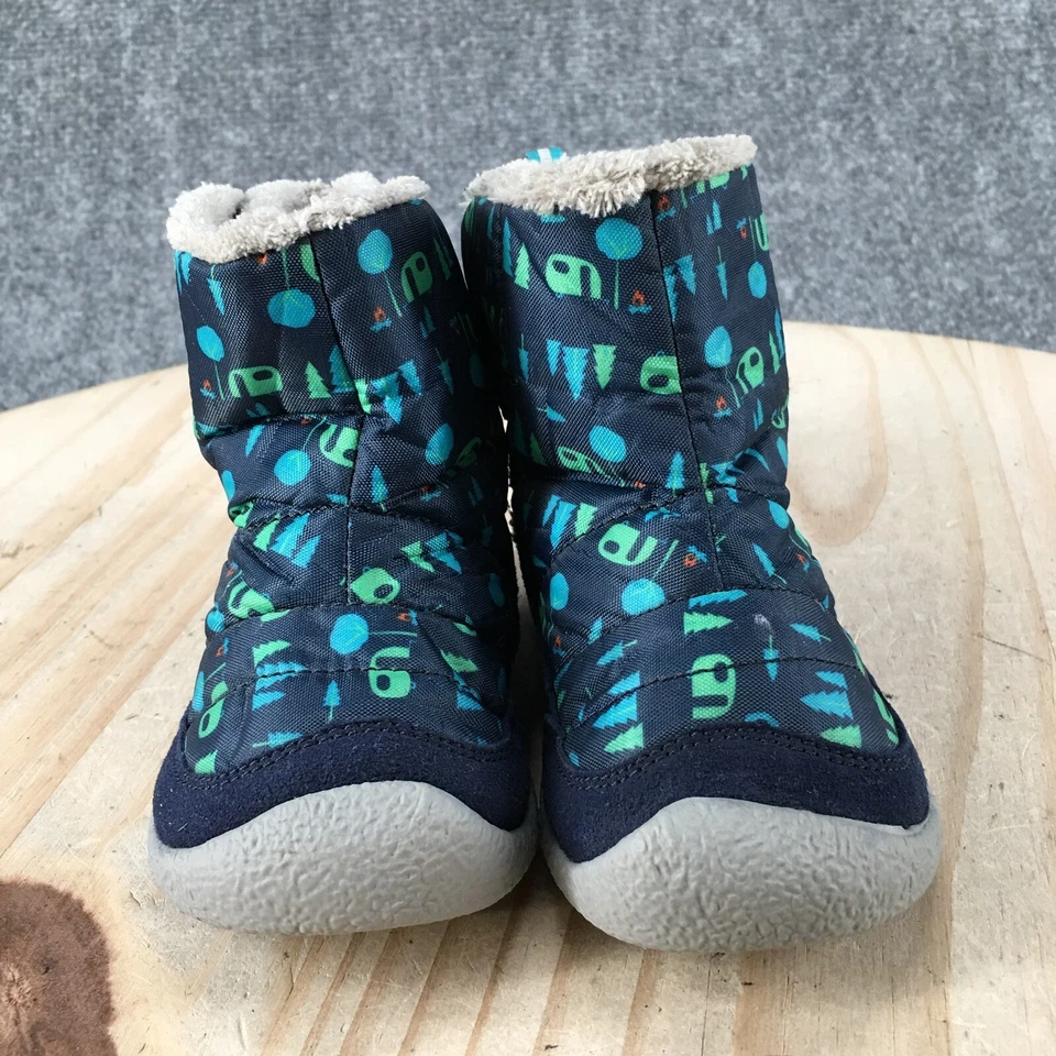 Keen Botas Juveniles 7 Mujeres 8.5 Tobillo Invierno Informales 230320 Cuero Azul Pull On Foto 4 de 4