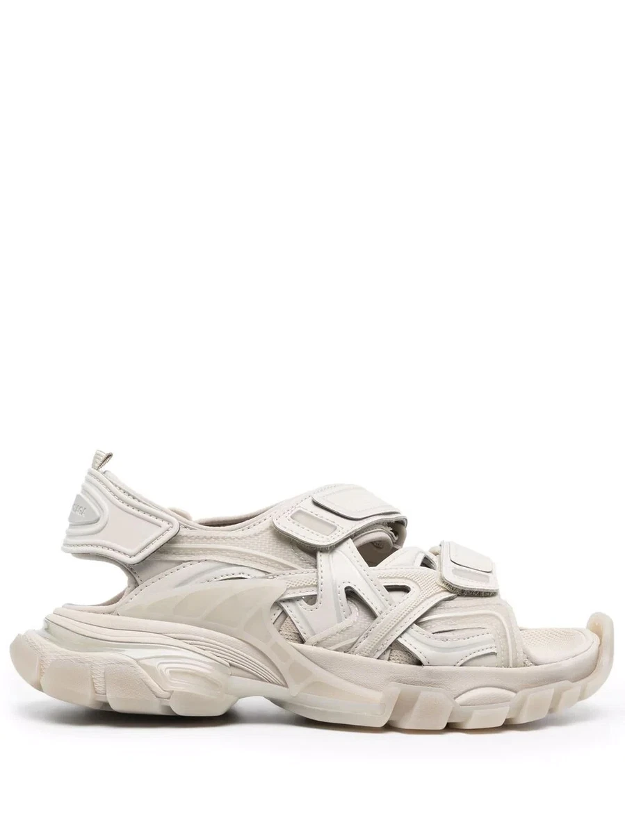BALENCIAGA Kids White Logo Track Sandals Size 33 eBay