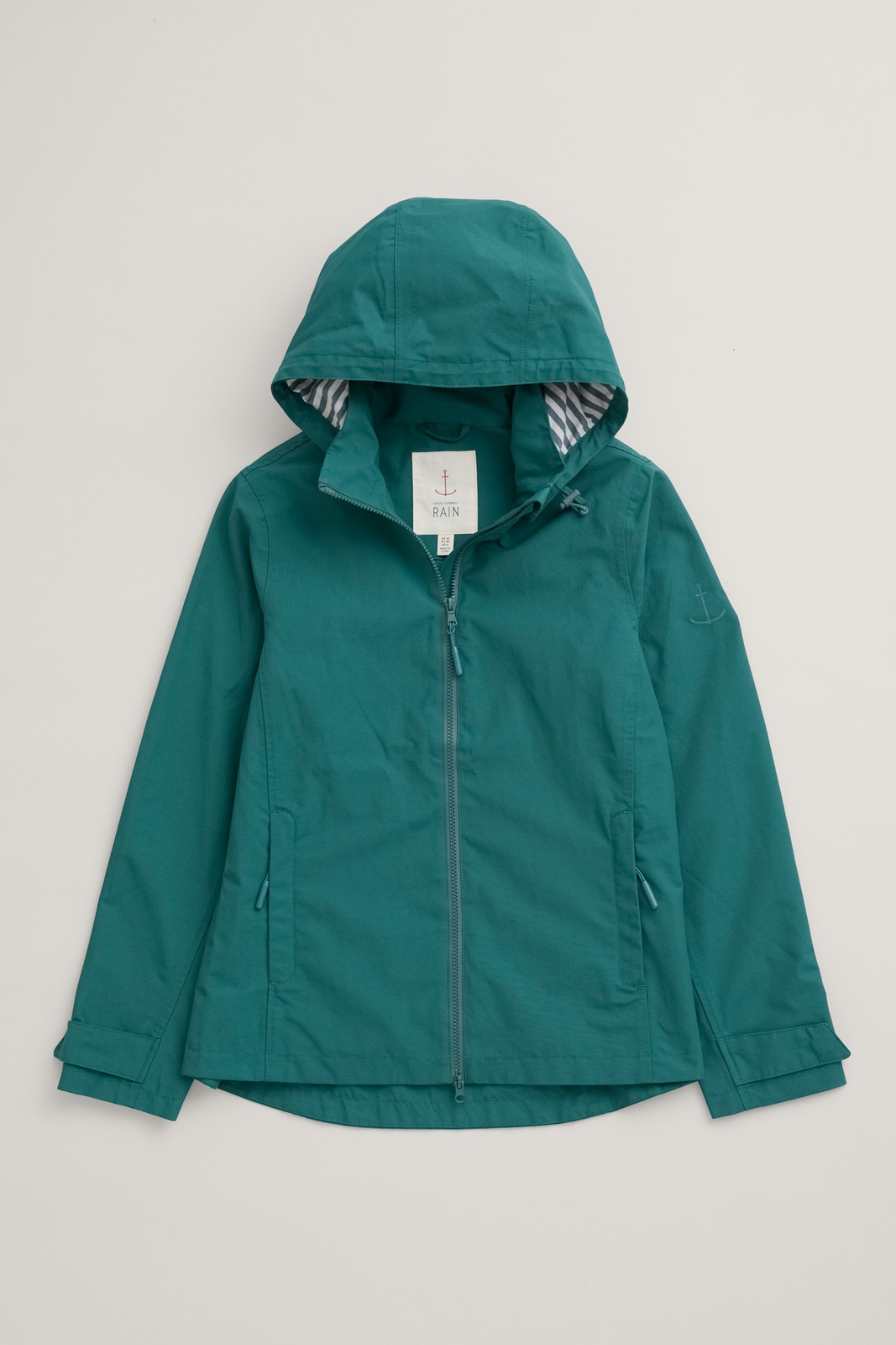 Seasalt Women's Jacket teal Lagoon Waterproof Jacket Regular Dark