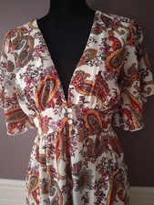FLORAL MAXI DRESS. SIZE:SMALL BY: BAILLEY BLUE