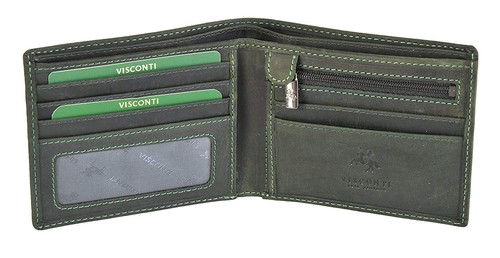 Visconti RFID blockierende Herren Geschenkbox Distressed Oil Echtleder Geldbörse 707 - Bild 21 von 24