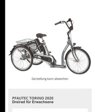 dreirad e-bike elektro fautec sonderlackierung NEU