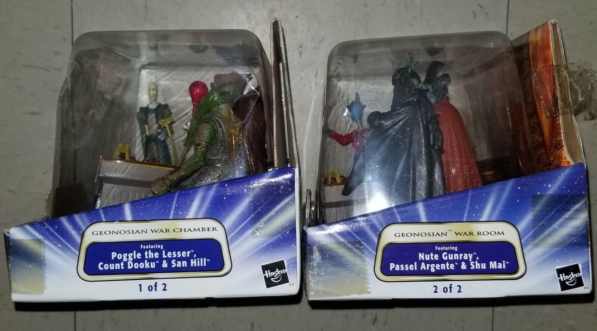 Star Wars Geonosis War Room Complete Wat Tambor Nute Gunray Clone