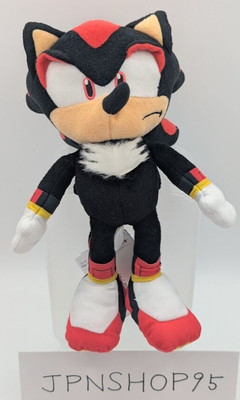 Shadow the Hedgehog Plush M Sonic the hedgehog Sega Fave Doll JAPAN New