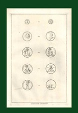 3 ANTICHE ACQUEFORTI '700 MONETE IN USO giudaiche romane ( IMPERO ROMA ISRAELE )