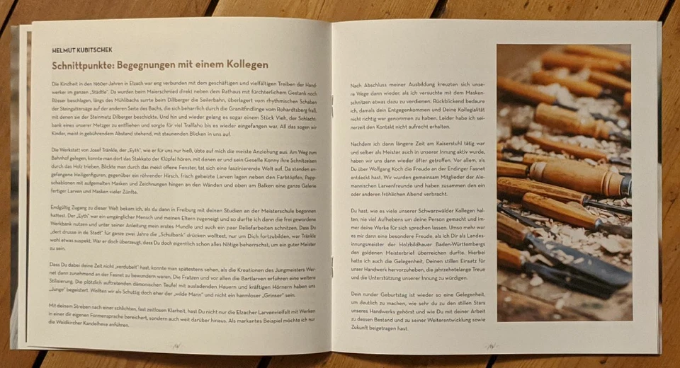 Fasnet - Elzach - Konrad Wernet - Larvenschnitzer - Fastnacht - Maskenschnitzer - Bild 4 von 4