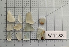 W 1183 Genuine Surf Tumbled Sea Glass/Snow-Frosted Beach Glass