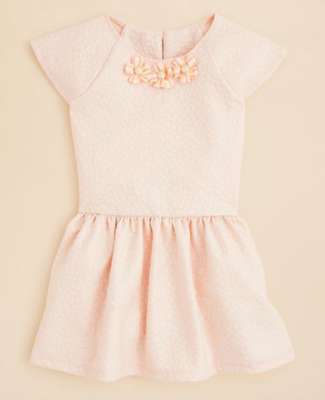 Pippa and Julie Girls Peach Pebbled Stretch Faux Leather Dress Size 2T |  eBay