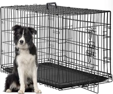 XXL Large Dog Crate Kennel Extra Huge Folding Pet Wire Cage Giant Breed Size