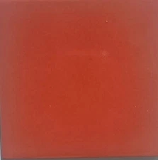 S#027) Mexican Tile sample Ceramic Handmade 4x4 inch, SOLID TERRACOTTA