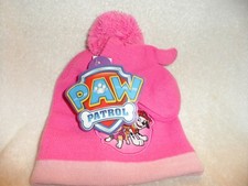 Toddler Nickelodeon Pink Paw Patrol beanie hat and stretch gloves